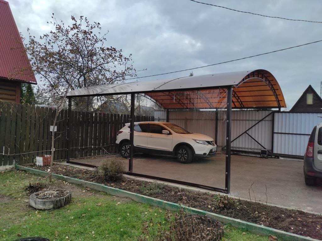 Прозрачные шторы ПВХ для навеса под автомобиль во Владимире